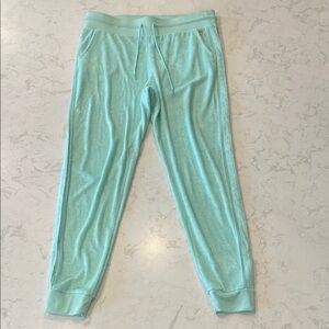 C&C California XL Breezy Mint Seafoam Mesh Terry Sweat Jogger Pants